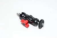 Andoer mini dual ball joint univerasal holder with 2x 1/4" male threaded screws *new*