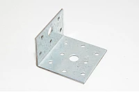 60x60x40x2,5mm steel plate with predrilled 2x 11mm and 13x 5mm holes