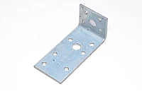 90x40x38x2,8mm teräksinen kulmarauta jossa 1x 10mm ja 10x 5mm reiät