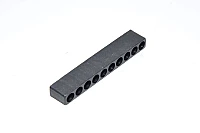 Musta muovinen bitsipidike 10x 1/4" bitseille