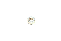M8x1.25, RH, yellow passivated steel hexagon nut, 8.8, DIN 934