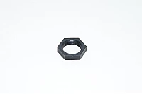 M18x1, RH, 24/6mm, plastic, black, jam nut