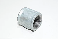 Pipe fitting cast iron straight with 1" female thread - 1" female thread *new*