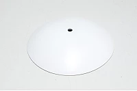 90mm valkoinen teräskupu 4,8mm reijällä *uusi*