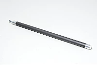 Magneettitela 12x263mm 6,15mm D-mallisella akselilla ja 5mm reijällä, valkoinen päätykorkki