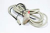 Mitsubishi FX-20P-CABN/3 Melsec PLC-sarjan CPU ohjelmointikaapeli, 2,8m, DB-25M - 8pin Mini DIN