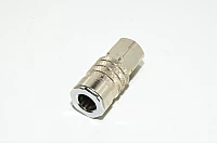 TEMA 1300-QC naaraspikaliitin jossa G1/4" naaraskierteet, TEMA:n liitinprofiili