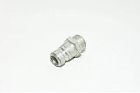TEMA 18210 urosliitinnippa jossa G3/8" uroskierteet, TEMA:n 10mm liitinprofiili *uusi*