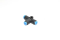 SMC KQT04-00 4mm T-liitin / T-haara / T-sovitin pikaliitin samoille putkihalkaisijoille
