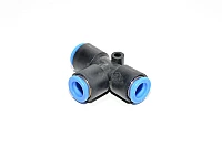 SMC KQT10-00 Union 10mm T-connector / T-branch / T-splitter quick fitting connector