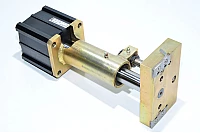 Mecman 2700-2-18050-1 double-acting ISO 15524 short stroke cylinder + heavy duty guide assembly