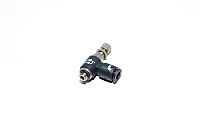 Legris 7660 04 19 elbow type meter-out speed controller with M5x0.8 threaded port and 4mm quick connector for tube