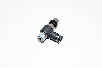 Pisco JSC4-01B elbow type meter-in speed controller with R1/8 threaded port and 4mm quick connector for tube