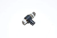 Pisco JSC4-01MA elbow mini type meter-out speed controller with R1/8 threaded port and 4mm quick connector for tube