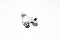 SMC AS2301F-01-06 yleismallin vastusvastaventtiili poistoilmakuristuksella jossa liitin R1/8 kierteellä ja 6mm pikaliitin letkulle