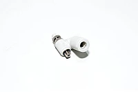 SMC AS1301F-M5-06 yleismallin vastusvastaventtiili poistoilmakuristuksella jossa liitin M5x0.8 kierteellä ja 6mm pikaliitin letkulle