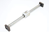 SMC CY1B15H-300 basic type magnetically coupled rodless cylinder + mounting brackets