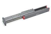Gimatic Z-16150 dual rod pneumatic slide table with linear guide