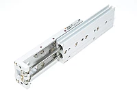 SMC MXS6-50 Compact Dual Rod Air Slide table with cross roller guide