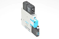 Festo VADMI-70-P vacuum generator with PNP ejector pulse and 2x NC solenoid valves