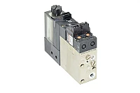 SMC ZX1101-K15LNZ-ECN-Q (ZX10) alipaine-ejektori 1mm suuttimella, 24VDC solenoidiventtiilitoimisella imulla ja puhalluksella, ZSE2 alipainekytkimellä