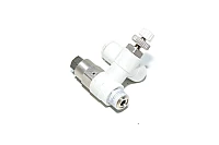 SMC ASP330F-01-06 universal type speed controller with check valve, R1/8 threaded port and 6mm quick connector for tube