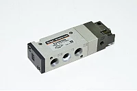 SMC EVZM550-F01-00 5/2 manual valve module with G1/8" ports and external pilot operation