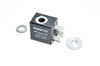 Festo MSFG-24/42-50/60 4527 F-coil solenoid coil 24VDC/42VAC 4,5W/ 9/7VA for 8mm solenoid core with DIN 43650-B EN 175301-803 ISO 6952 B-type straight connectors