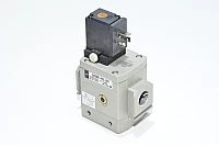 SMC EAV3000-F03-5YOB pehmeäkäynnistysventtiili käsikäyttöisellä lukkiutuvalla ohituksella, G3/8", 24VDC