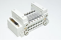 SMC VV5Q11-06FU0-Q F-kit D-sub top, 6x venttiiliasemapaikkaa, VQ1000 sarjan magneettiventtiiliryhmän runkoyksikkö