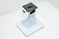White, metal, tilting POS terminal display stand *new*