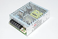 12VDC 6A 72W ulostulo, 100-240VAC 1,2-2A sisääntulo Mean Well RS-75-12 hakkurivirtalähde, ruuviterminaalit *uusi*