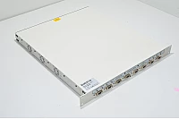 8x 12VDC 4,3A output, 100-240VAC 4-2A input Bluelec TB0545 Multi output PSU, 19" 1U rack mount, 16x protected outputs