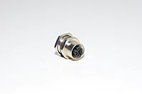 M12 paneeliasennettava A-koodattu 4-pin naaras edestä asennettava metallinen anturiliitin SS-M12-PM-AC-4P-F-FRMT-M16x1,5-SC-V1 M16x1,5 kierteellä ja juotoskupeilla *uusi*