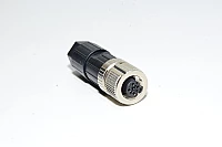 M12 suora A-koodattu suojaamaton 5-pin anturiliitin, naaras, muovi, Phoenix Contact Speedcon SACC-M12FS-5PL M 1424652, IDC, 0,14-0,75mm² johtimille ja 4-8mm kaapelille *uusi*