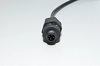 Sensor cable 4x 0.25mm² with M12 straight A-coded unshielded 4-pin sensor connector, male, plastic, Phoenix Contact SACC-M12MS-4QCON 1681415, blade connection for 4-7,5mm cables