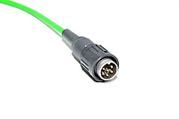 Anturikaapeli 6x 0.25mm² vihreä jossa Amphenol-Tuchel C 091 B-sarjan T 3424 551 suora uros 6-pin DIN