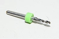 2,1x3,175x10mm 2,1mm 130° spiral carbide drill 3,175mm shank *new*