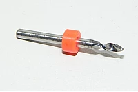 2,9x3,175x10mm 2,9mm 130° spiral carbide drill 3,175mm shank *new*
