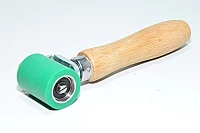 31x40mm sileä vihreä silikonirulla, 2x 626RS kuulalaakereilla ja 120mm puukahvalla *uusi*