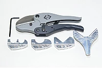 Carl Kammerling CK tools T2240 monitoimileikkurit johtokouruille, letkuille, muoviprofiileille + 5x vaihtoleukaa *uusi*