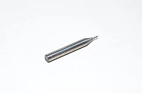 1,5x4x6x50mm-17°/45°-3T 1,5mm, 3-cutting faces, 6mm shank, 45° helix angle, 17° front angle, uncoated sintered solid carbide center cutting flat end mill with 50mm overall length *new*