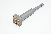 Roughing tool with 32x32mm tungsten carbide head, SDS+ fastening *new*