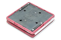 Afag WT-160-160-ST-1UF palettikuljetin / työkappaleen kuljetin kelkka rullalaakeriparilla 160x160mm / 11kg, malli 1