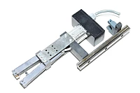 Heat cutter assembly with actuator on the left, semi-complete 1