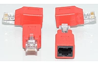 Verkkokaapelin ristikytkentä sovitin (LAN X-Over adapteri) *uusi*