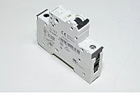 16A 1-phase C-type automatic fuse / circuit breaker Siemens 5SY61 C16 230VAC / 400VAC, black lever