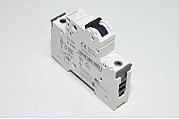 4A 1-vaihe C-tyypin automaattisulake / johdonsuojakatkaisija Siemens 5SY61 C4 230VAC / 400VAC, musta vipu