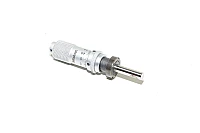 Micrometer head - Mitutoyo model 148-120 with flat tip, lock ring and lock nut