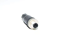 M12 straight A-coded unshielded 4-pin sensor connector, male, plastic/metal, Binder 713-series 99-0429-14-04, screw connection for 4-6mm cables